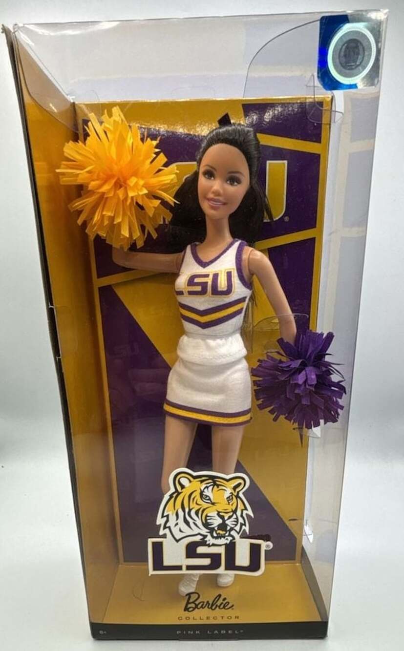 Barbie LSU Cheerleader Collector Pink Label Doll